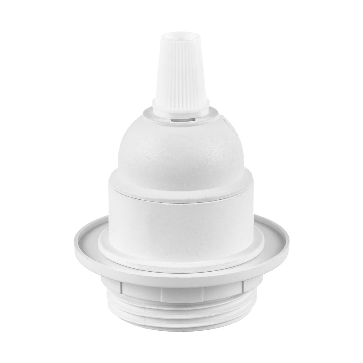 DIY lamphouders - Lamponderdelen - ø5.8 x 7.3 cm - E27 - Wit - Cilinder - Ontworpen voor Hanglampen, Wandlampen